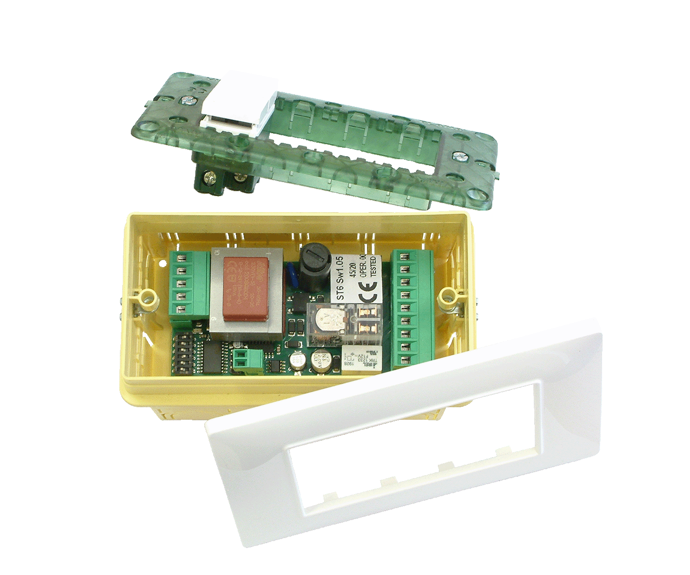 Scatola interruttori con centralina C/C