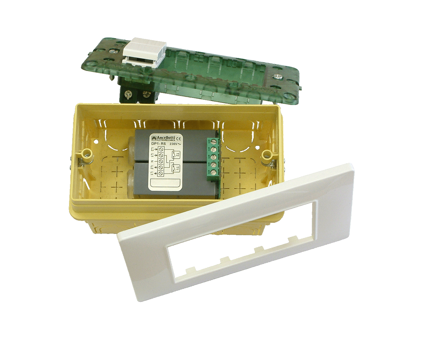 Scatola interruttore con centralina C/C