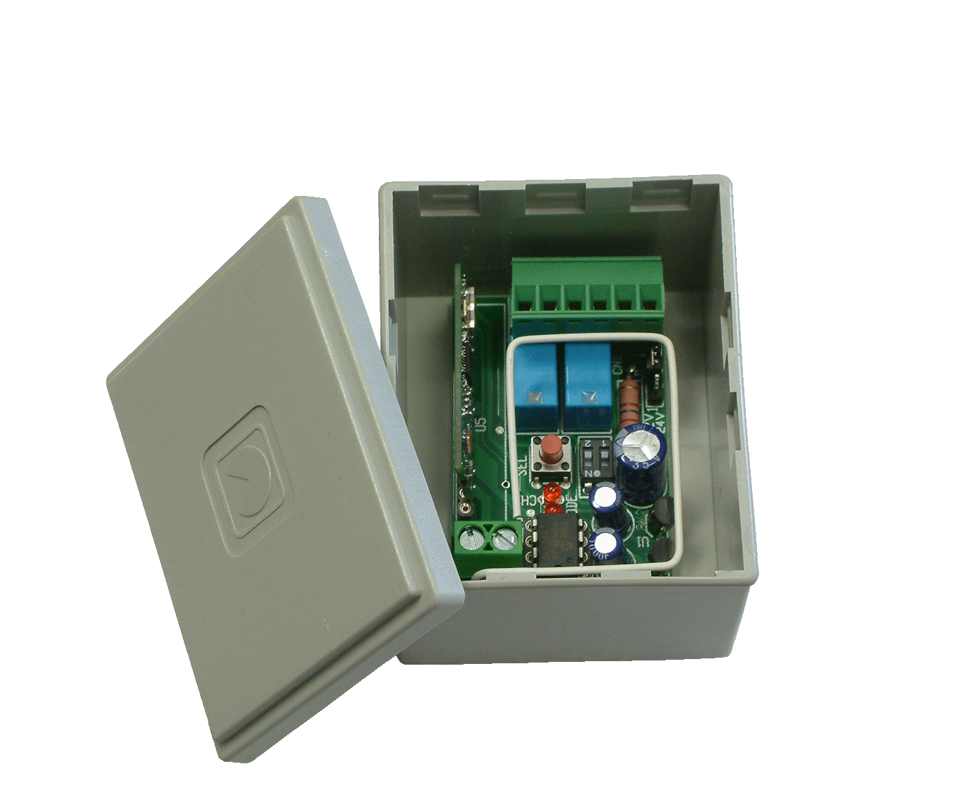 Ricevente RX2 all'interno della sua scatola