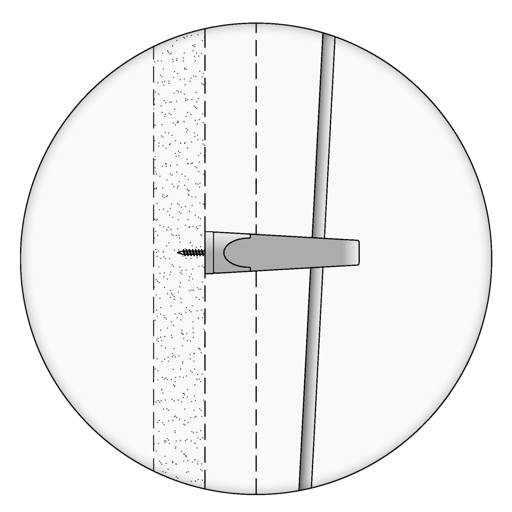 Disegno Passante per guida asta