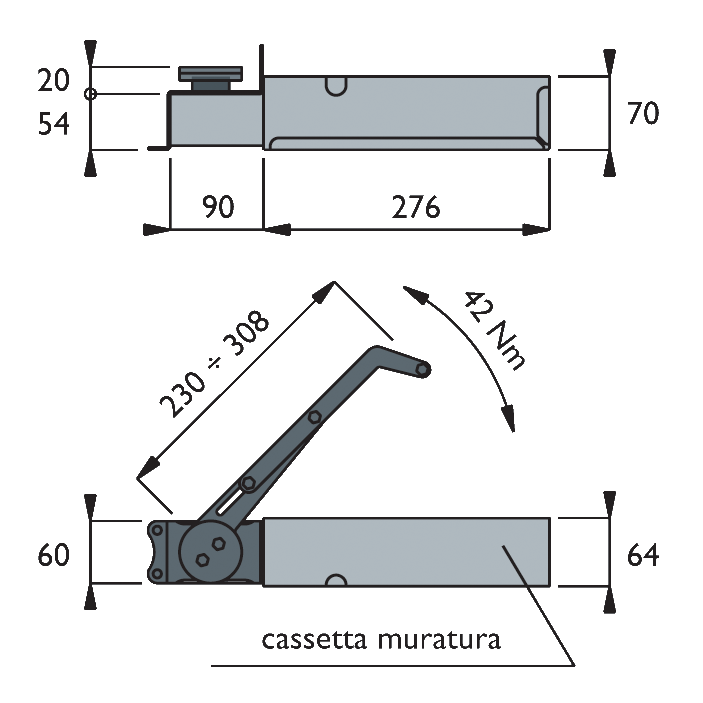 Dimensioni modello S/E